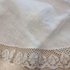 Galdauts apaļš piena balts - diametrs 190cm