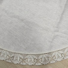 Galdauts apaļš balts - diametrs 150cm