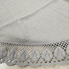 Galdauts apaļs pelēks - 150 cm