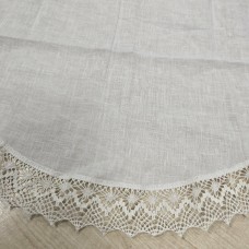 Galdauts apaļš balts diametrs 93 cm