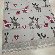 Galda sedziņa 46*90 ar mežģīnēm 