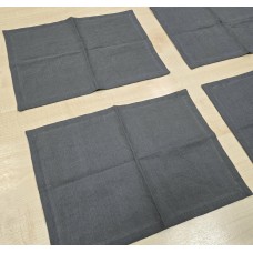 Lina galda salvetes 28*40- 6 gab. asfalta krāsā Lina galda salvetes 28*40- 6 gab. asfalta krāsā