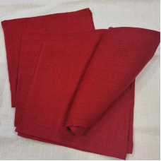 Lina galda salvetes 45*45 - 6 gab. sarkanas