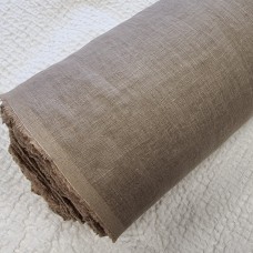 Mīkstināts vienkrāsains lina audums 